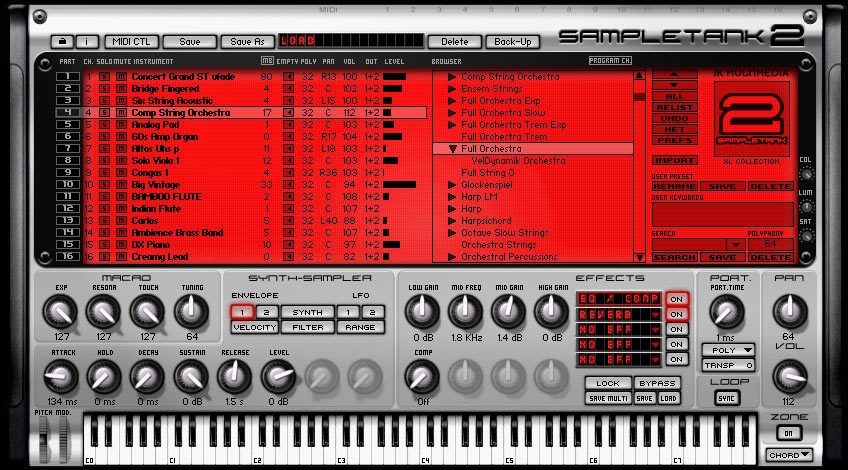 IK Multimedia Composer Trio Bundle (Mac and Windows), SampleTank