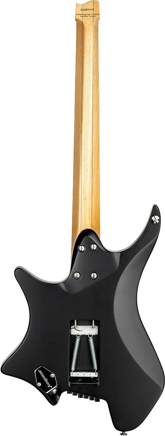 Strandberg Boden Classic NX 6 Tremolo Electric Guitar (with Gig Bag), Black, Action Position Back