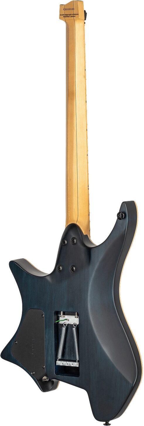 Strandberg Boden Standard NX 6 Tremolo Electric Guitar (with Gig Bag), Blue, Action Position Back