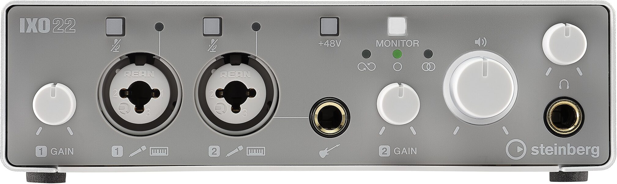 Steinberg IXO22 USB Audio Interface, White, Open Box (Very Good), Action Position Back
