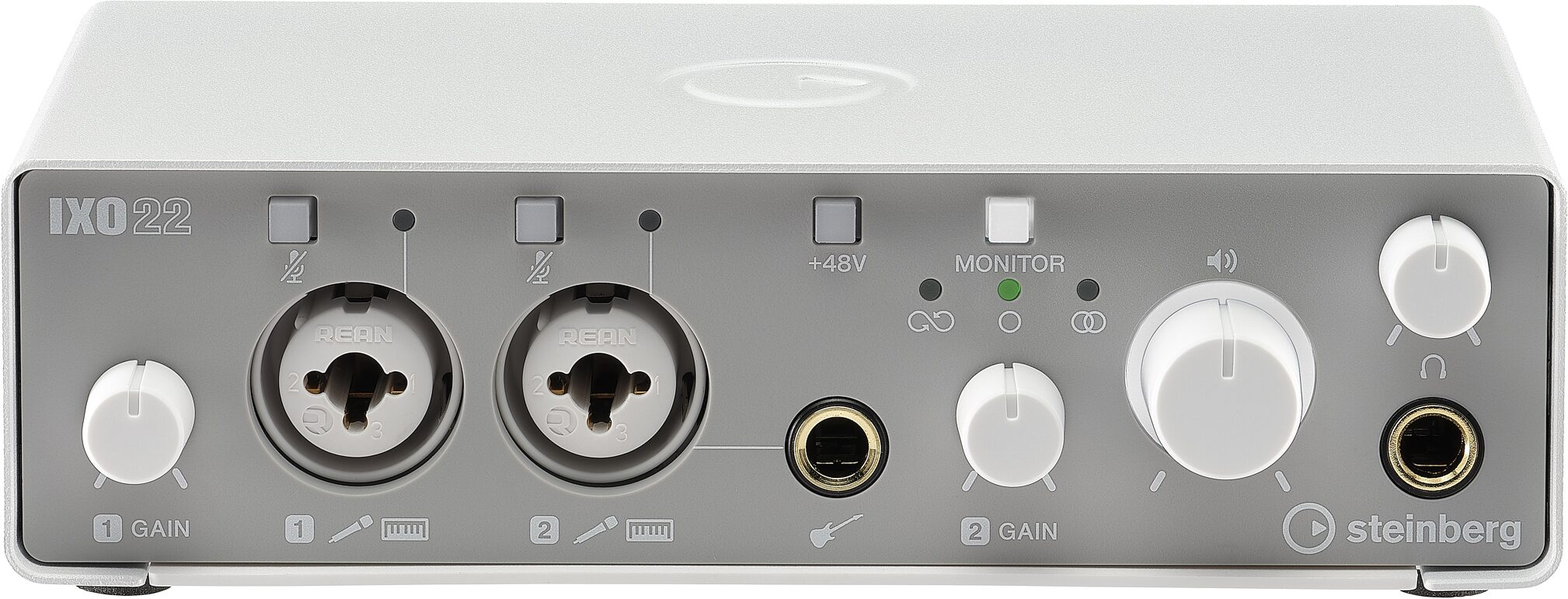 Steinberg IXO22 USB Audio Interface, White, Open Box (Very Good), Action Position Back