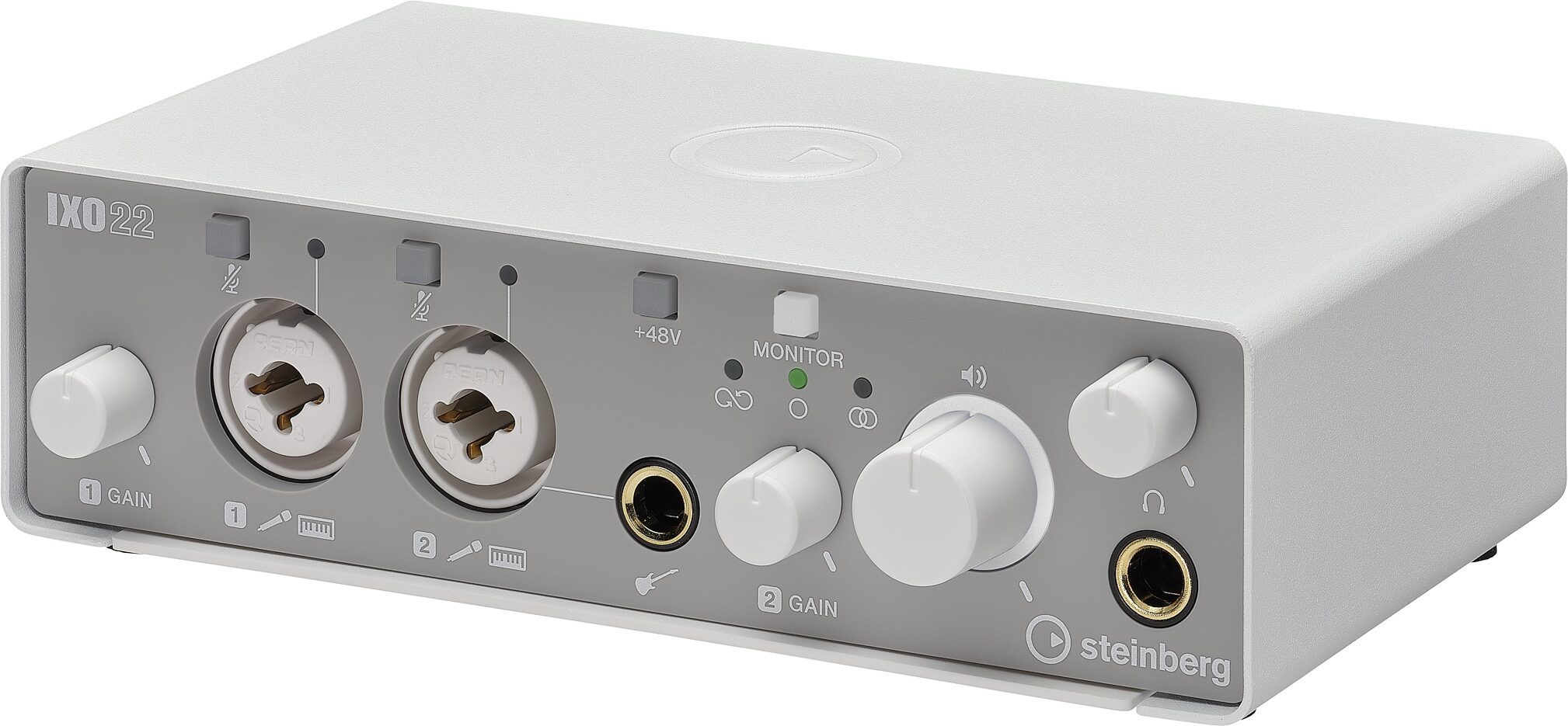 Steinberg IXO22 USB Audio Interface, White, Open Box (Very Good), Action Position Back