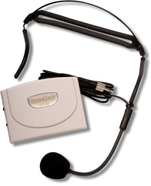 SoundTech STM43H Wireless Headset Microphone Transmitter, Main