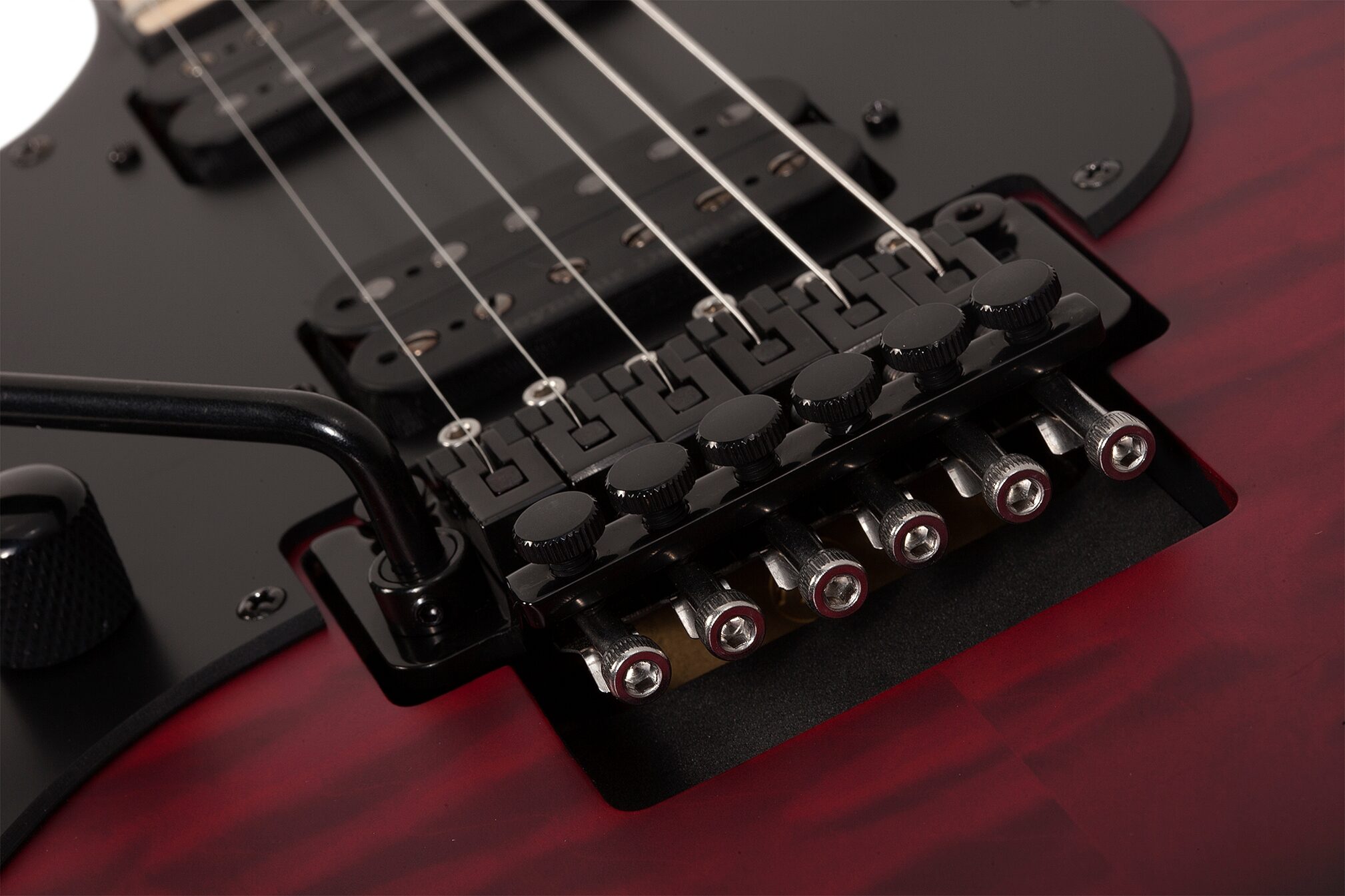 Schecter Miles Dimitri Baker SVSS Left-Handed Electric Guitar, Action Position Back