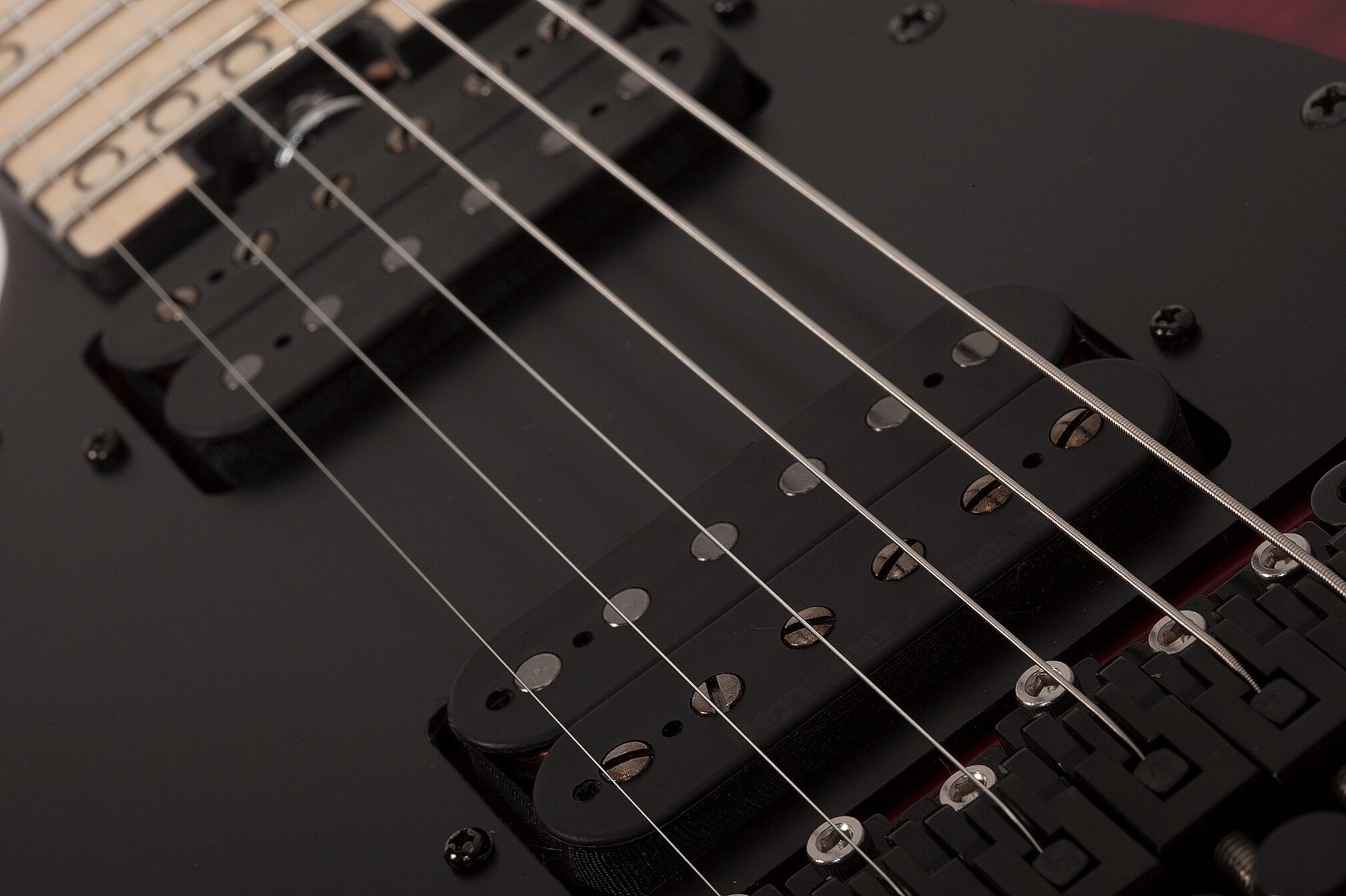 Schecter Miles Dimitri Baker SVSS Left-Handed Electric Guitar, Action Position Back