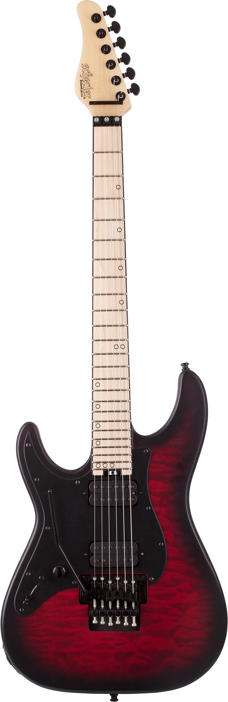 Schecter Miles Dimitri Baker SVSS Left-Handed Electric Guitar, Action Position Back