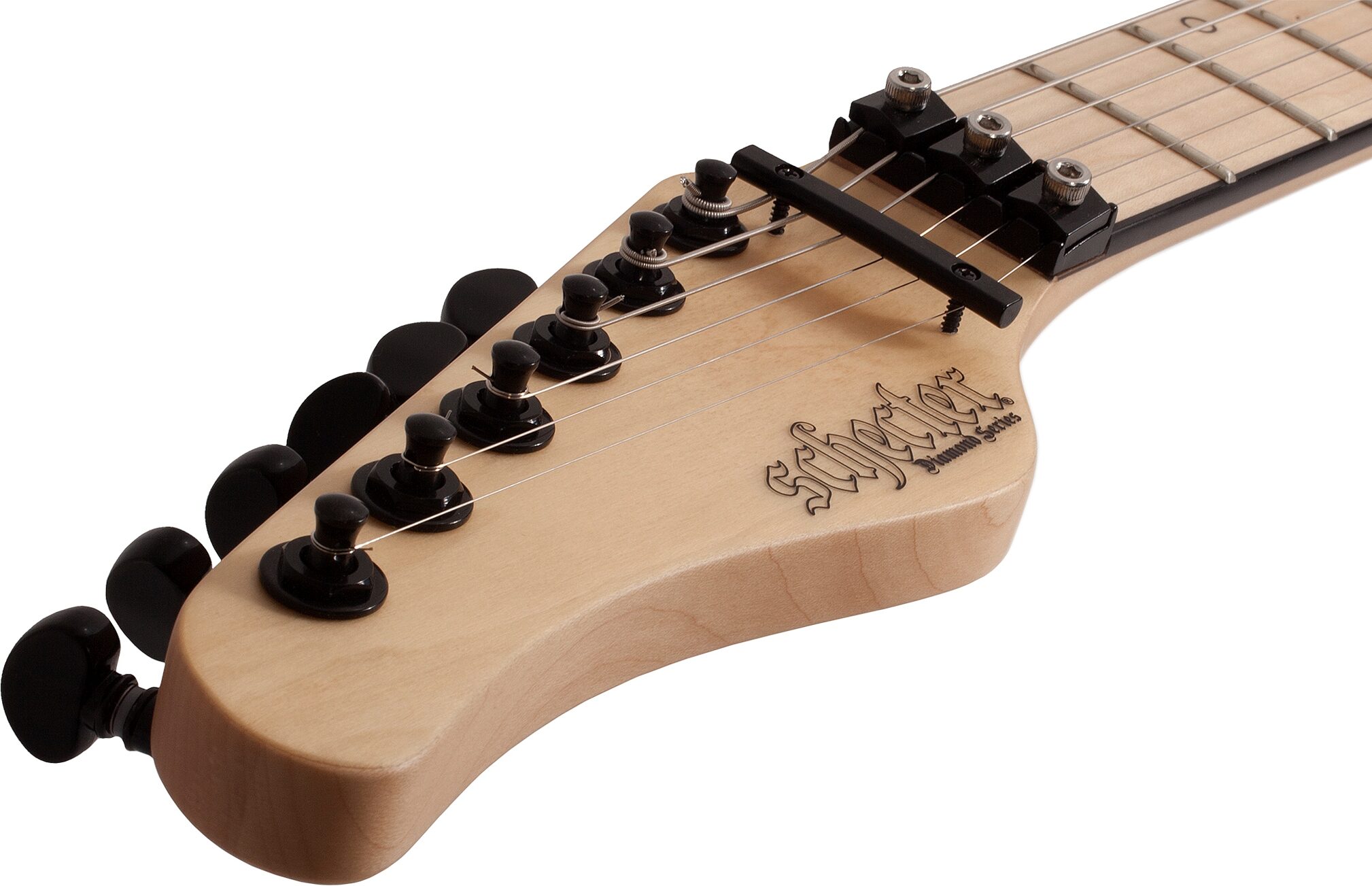Schecter Miles Dimitri Baker SVSS Left-Handed Electric Guitar, Action Position Back