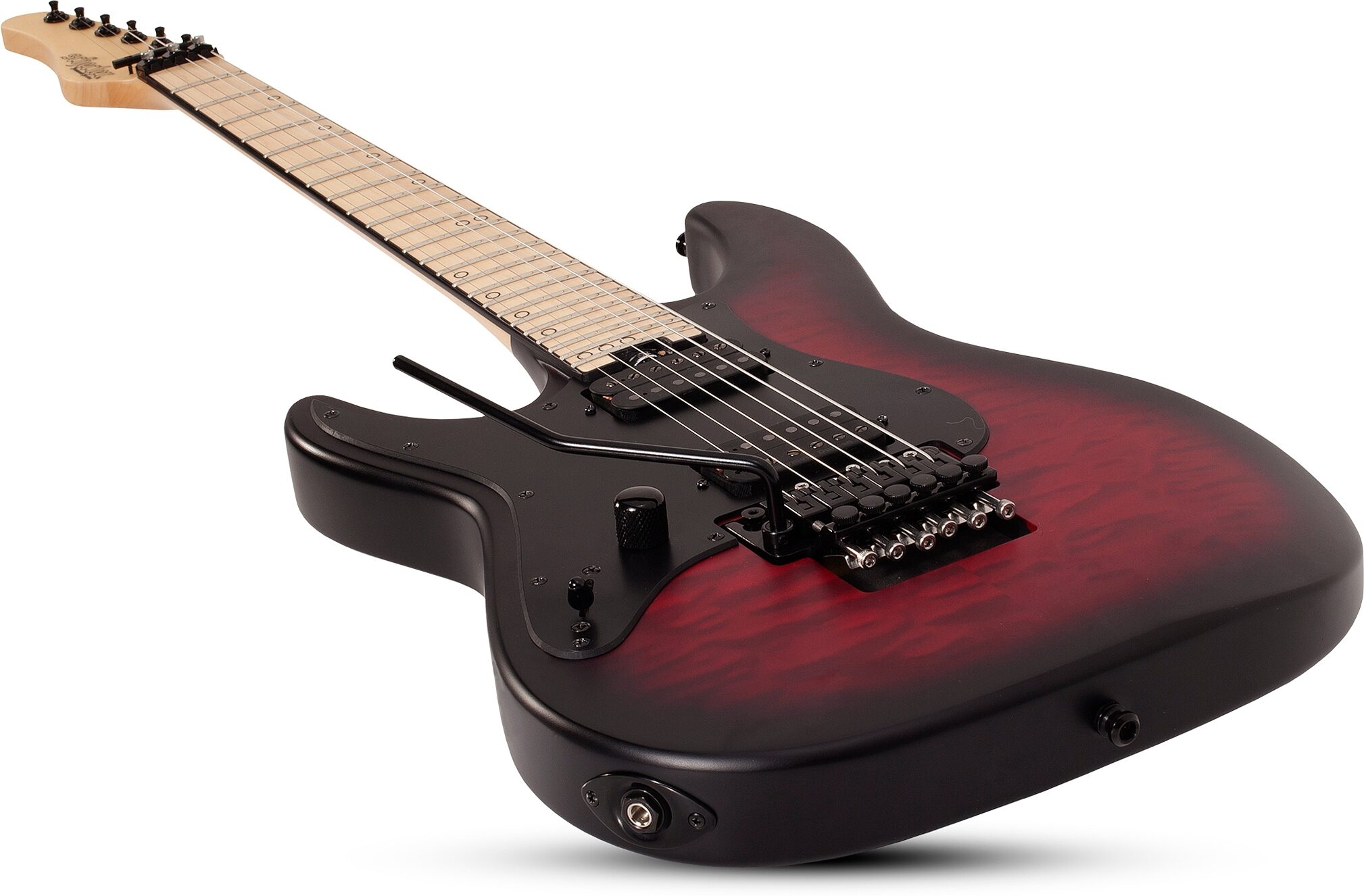 Schecter Miles Dimitri Baker SVSS Left-Handed Electric Guitar, Action Position Back