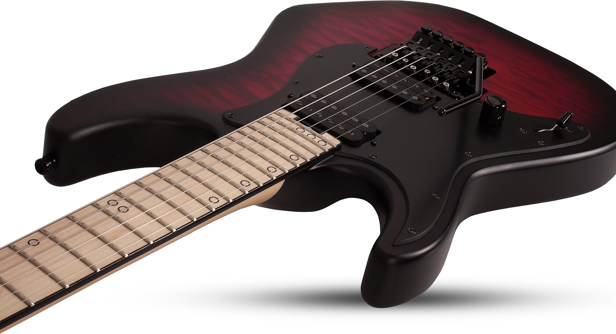 Schecter Miles Dimitri Baker SVSS Left-Handed Electric Guitar, Action Position Back
