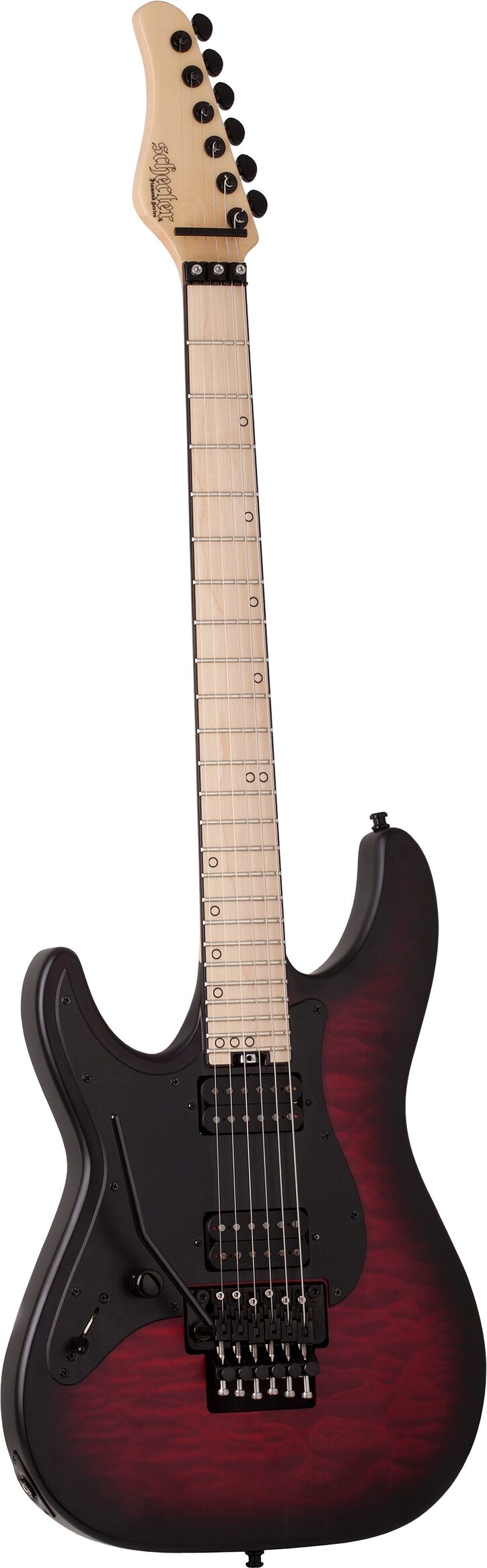 Schecter Miles Dimitri Baker SVSS Left-Handed Electric Guitar, Action Position Back