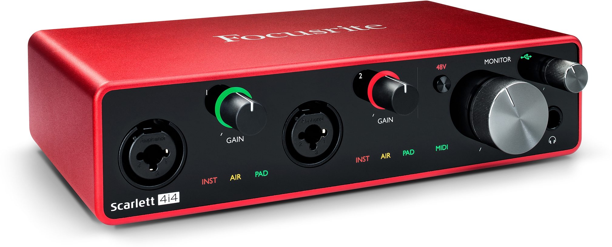 Focusrite Scarlett 4i4 3rd Gen USB Audio Interface | zZounds