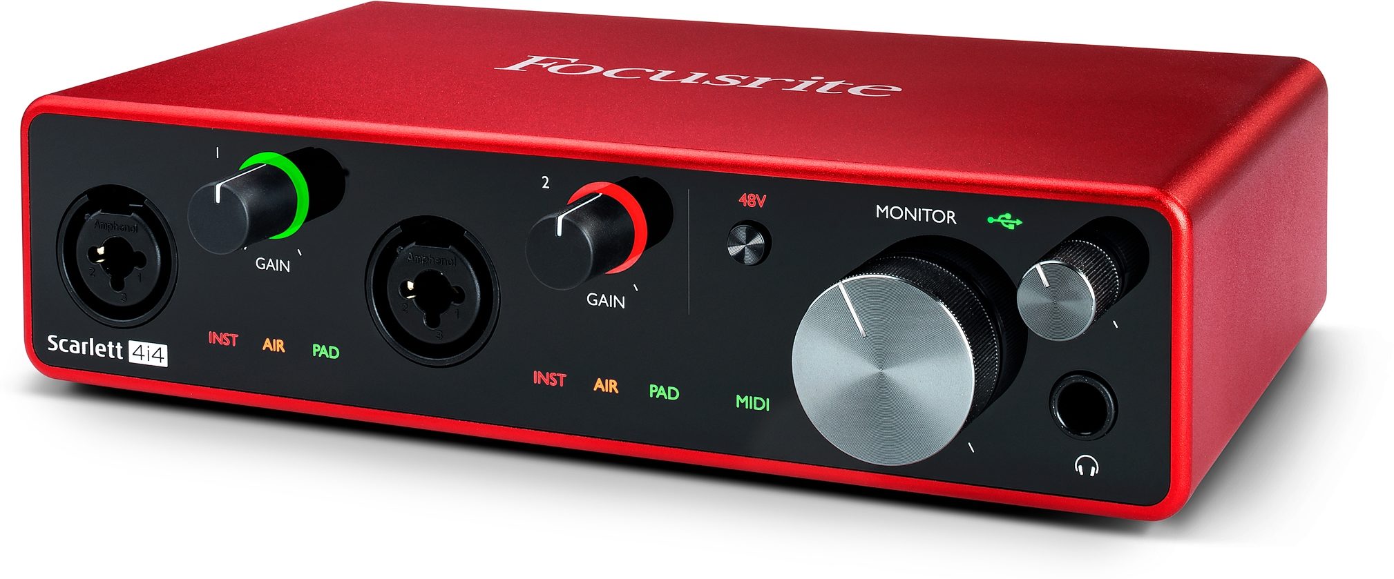 Focusrite Scarlett 4i4 3rd Gen USB Audio Interface | zZounds