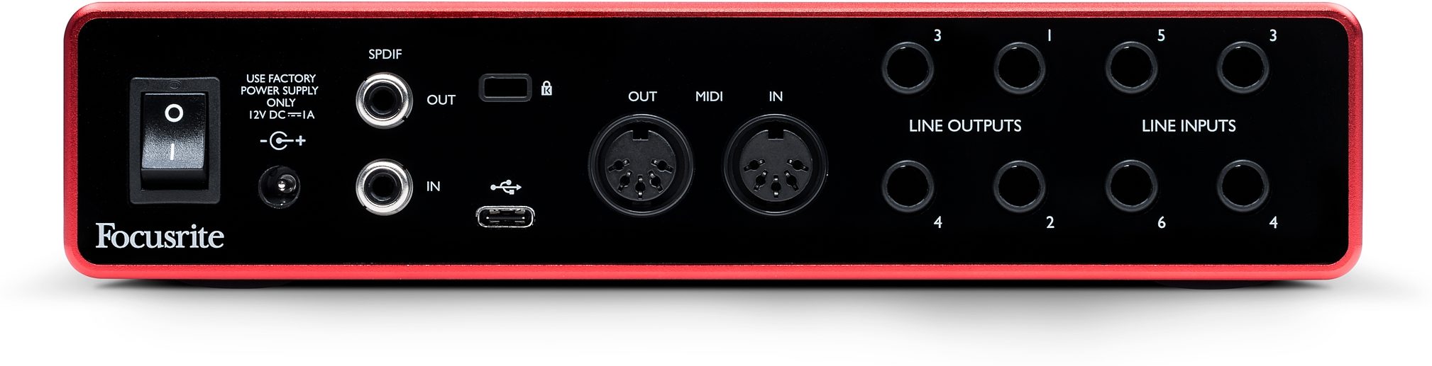 Focusrite Scarlett 8i6 Interfaz de Audio MIDI