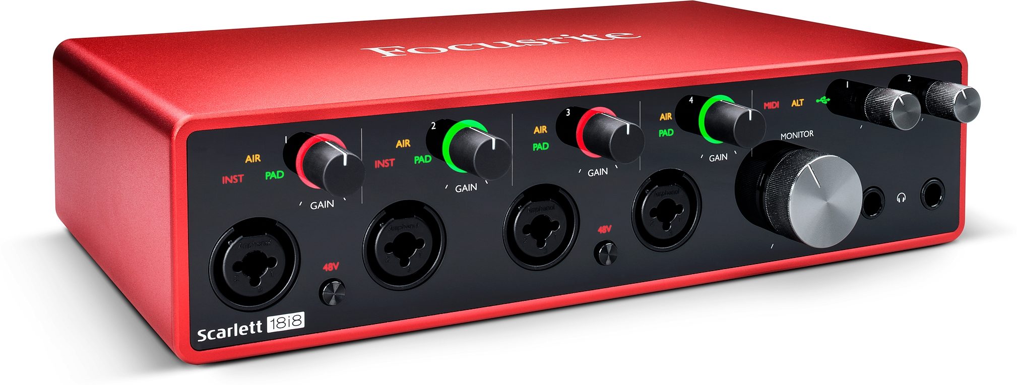 Focusrite Scarlett 18i8 3rd Gen USB Audio Interface | zZounds