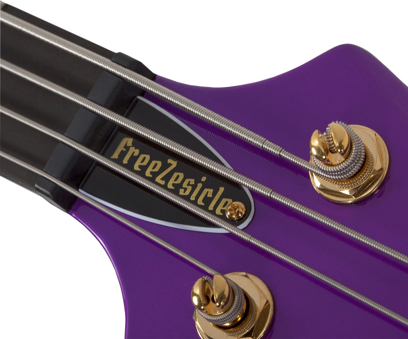 Schecter FreeZesicle 4 Electric Bass, Purple, Action Position Back