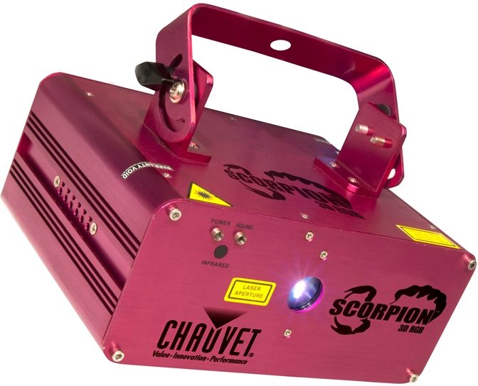 Chauvet Scorpion 3D RGB DMX Laser Effect