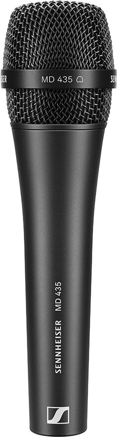 Sennheiser MD 435 Dynamic Cardioid Vocal Microphone, New, Action Position Back
