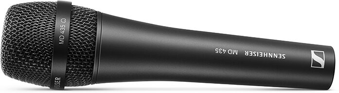 Sennheiser MD 435 Dynamic Cardioid Vocal Microphone, New, Action Position Back