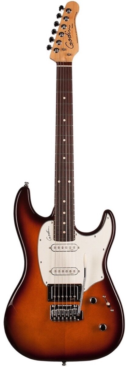 Godin Session Electric Guitar, Rosewood Fingerboard (with Gig Bag), Main