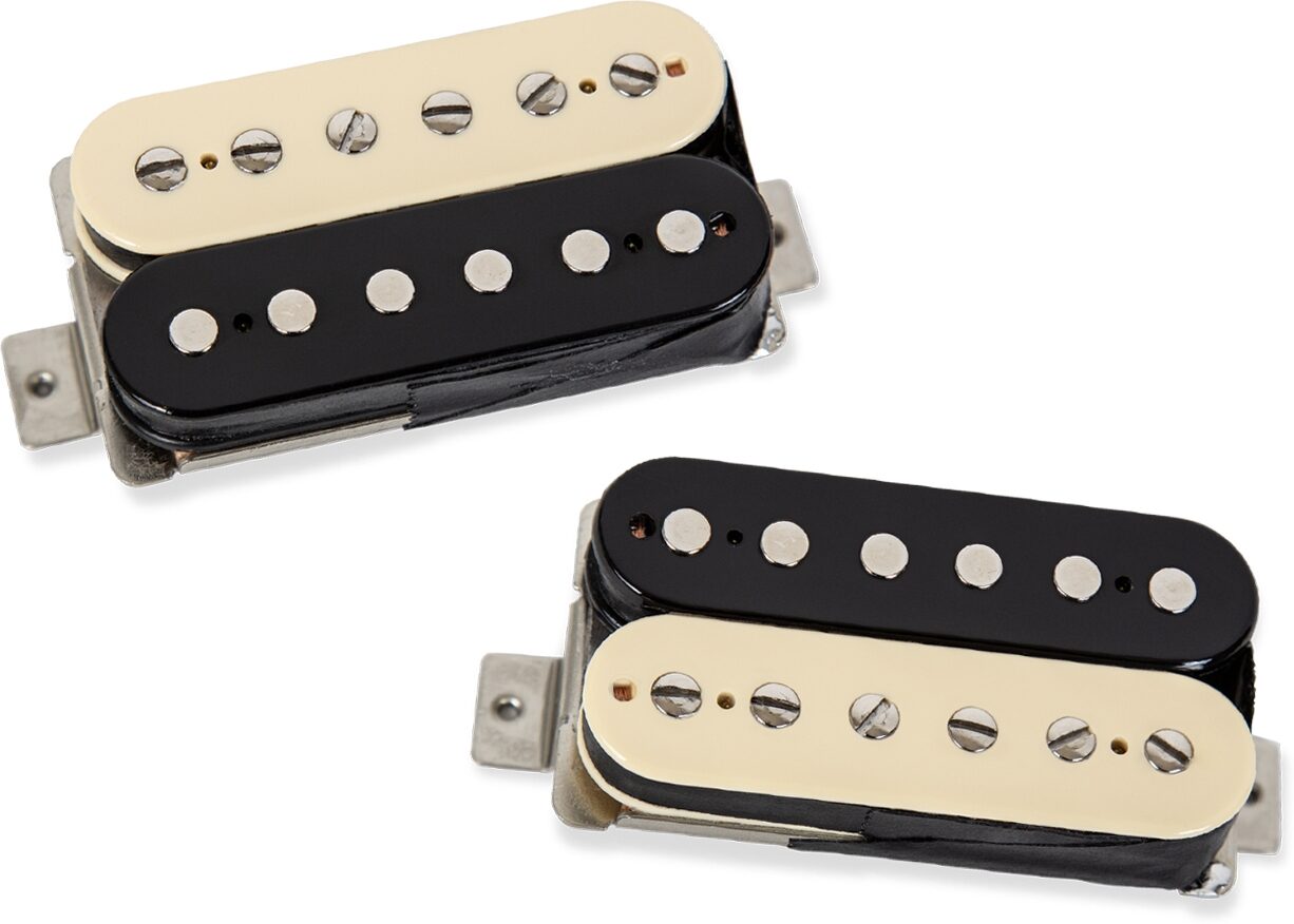 Seymour Duncan Slash Signature Humbucker Guitar Pickup Set, Zebra, Main