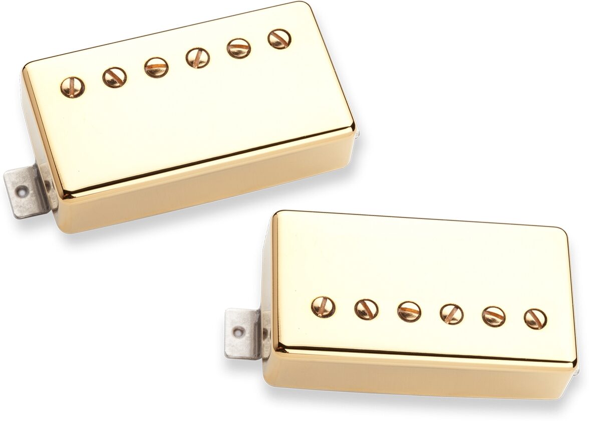 Seymour Duncan Hot-Rodded Humbucker Pickup Set, Gold, Action Position Back