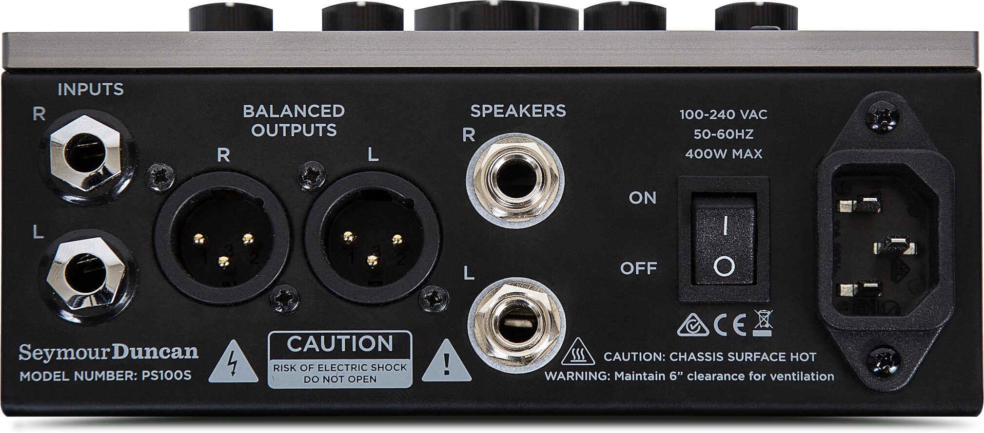 Seymour Duncan PowerStage 100 Stereo Guitar Pedal Amplifier - Limited Edition, Black, Open Box (Very Good), Action Position Back