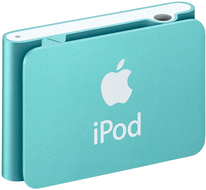 Apple iPod Shuffle Portable Music Player, Blue Back