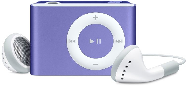 Apple iPod Shuffle Portable Music Player, Purple