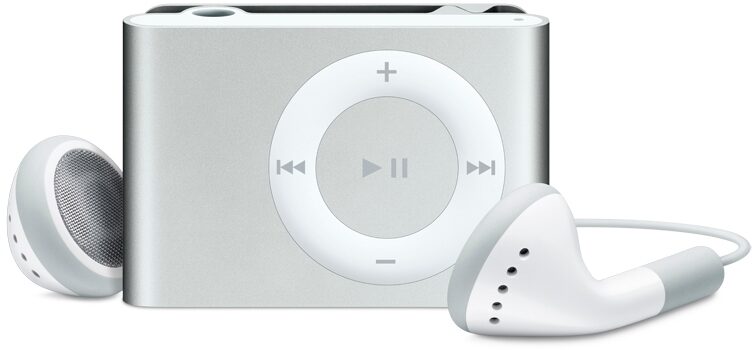 Apple iPod Shuffle Portable Music Player, Silver