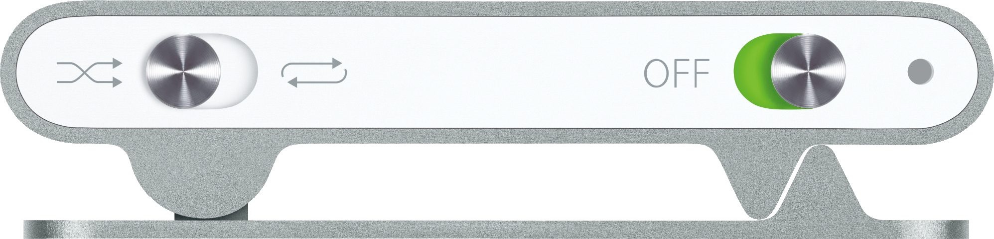 Apple iPod Shuffle Portable Music Player, Bottom