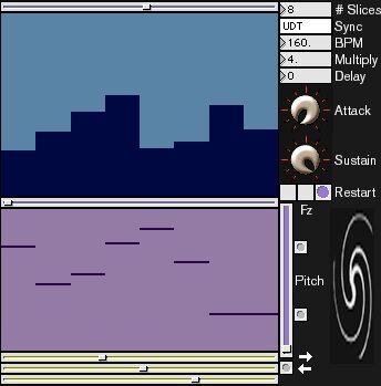Cycling '74 Pluggo 3.1 VST MAS RTAS (Macintosh), Granulation - Shuffler