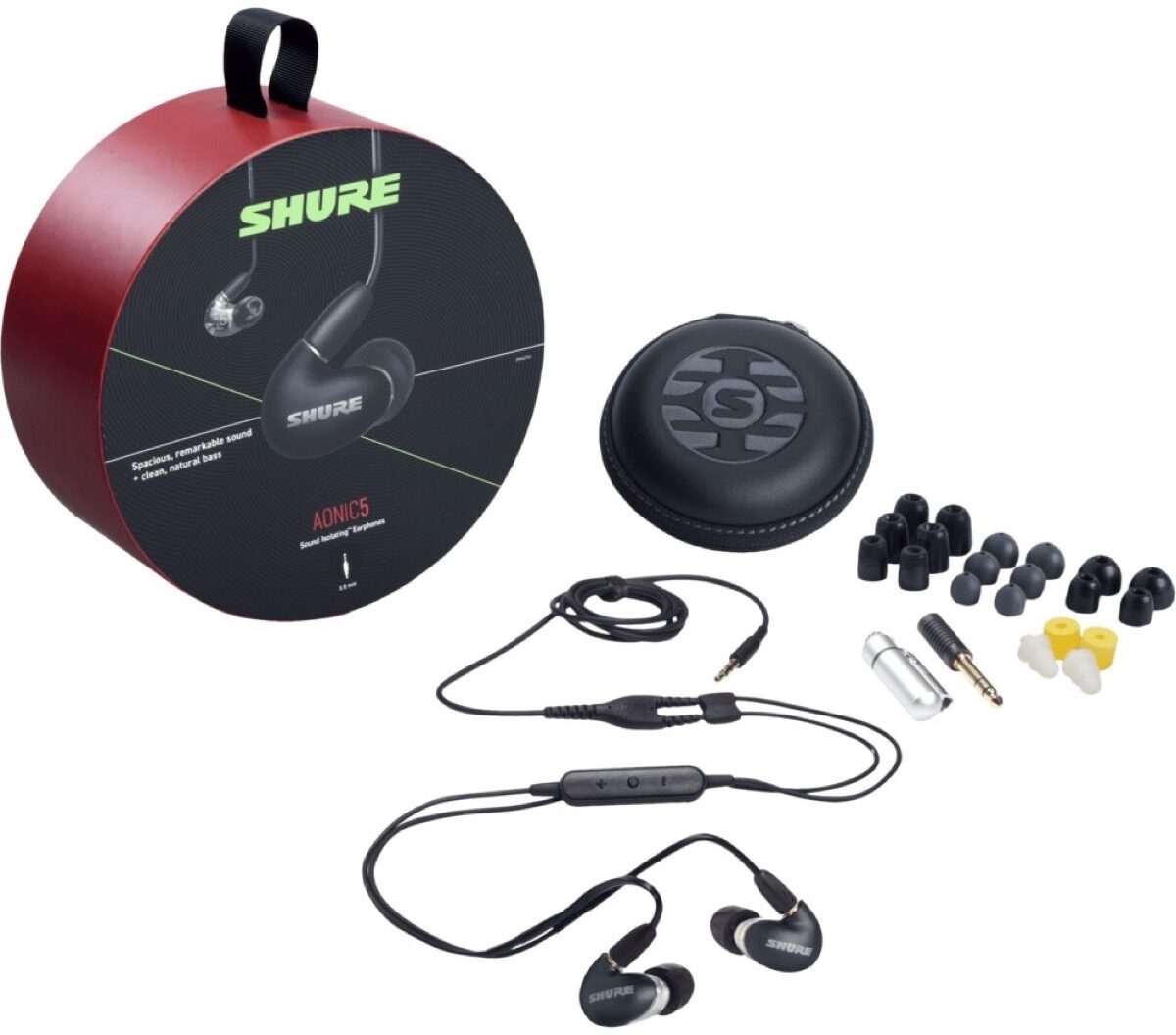 SE215 / AONIC 215 Replacement Earphone (Right, Black), by Shure