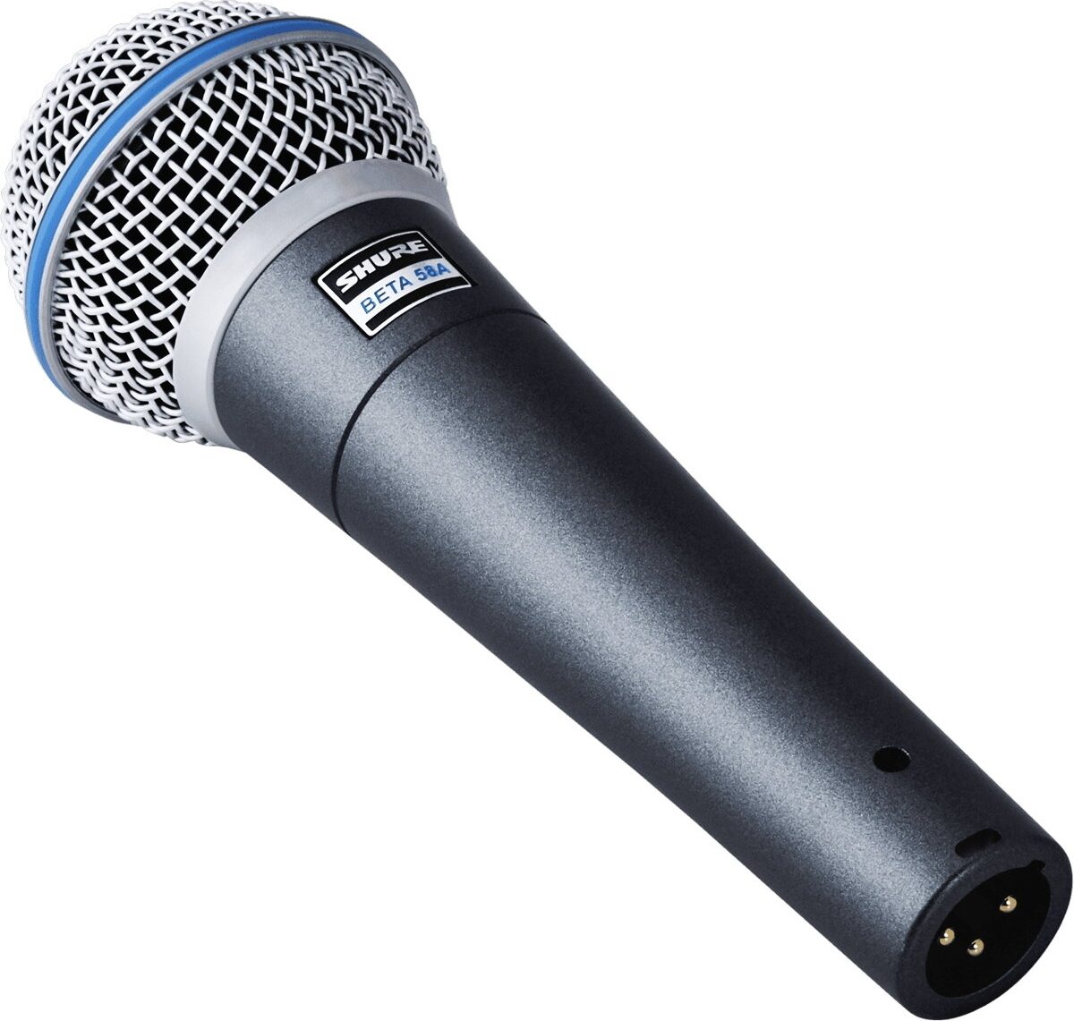 Shure Beta 58A Supercardioid Dynamic Microphone, With Tripod Boom Mic Stand, View3