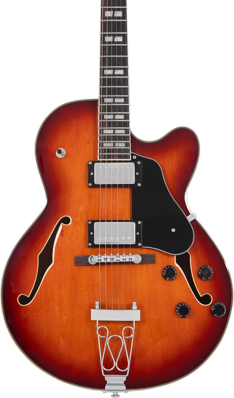 Sire Larry Carlton H7F Electric Guitar, Tobacco Sunburst, Action Position Back