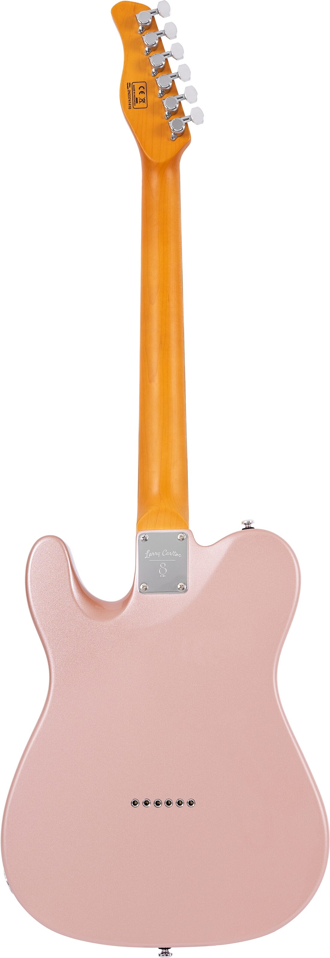 Sire Larry Carlton T7TM Electric Guitar, Rose Gold, Action Position Back