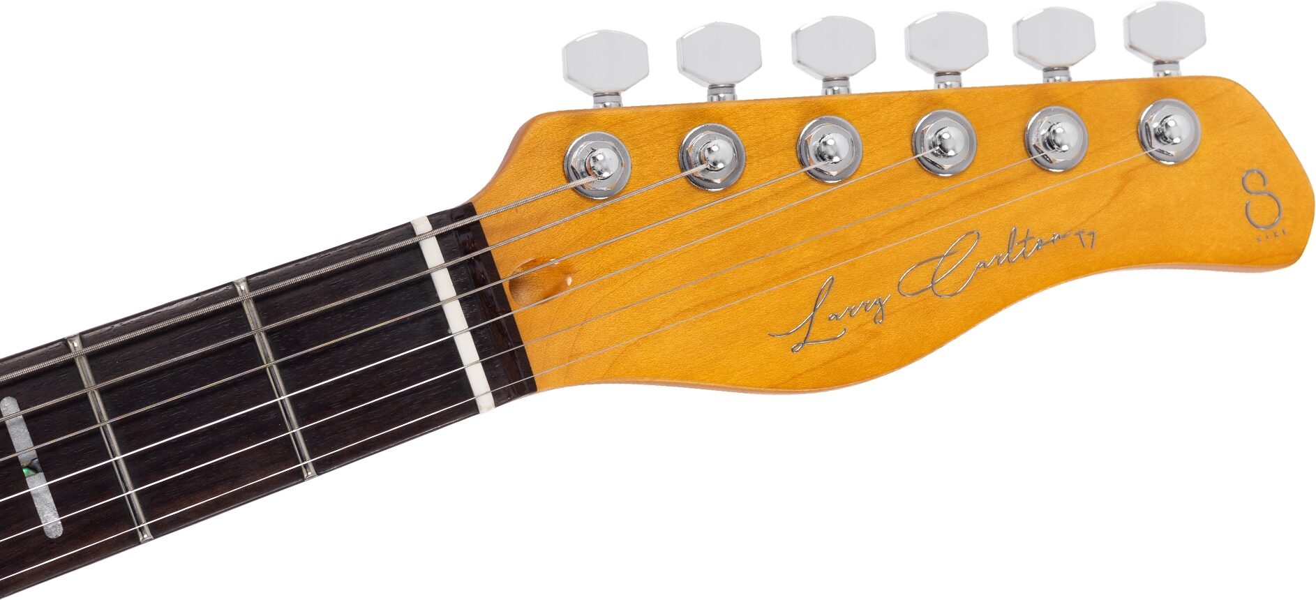 Sire Larry Carlton T7TM Electric Guitar, Rose Gold, Action Position Back