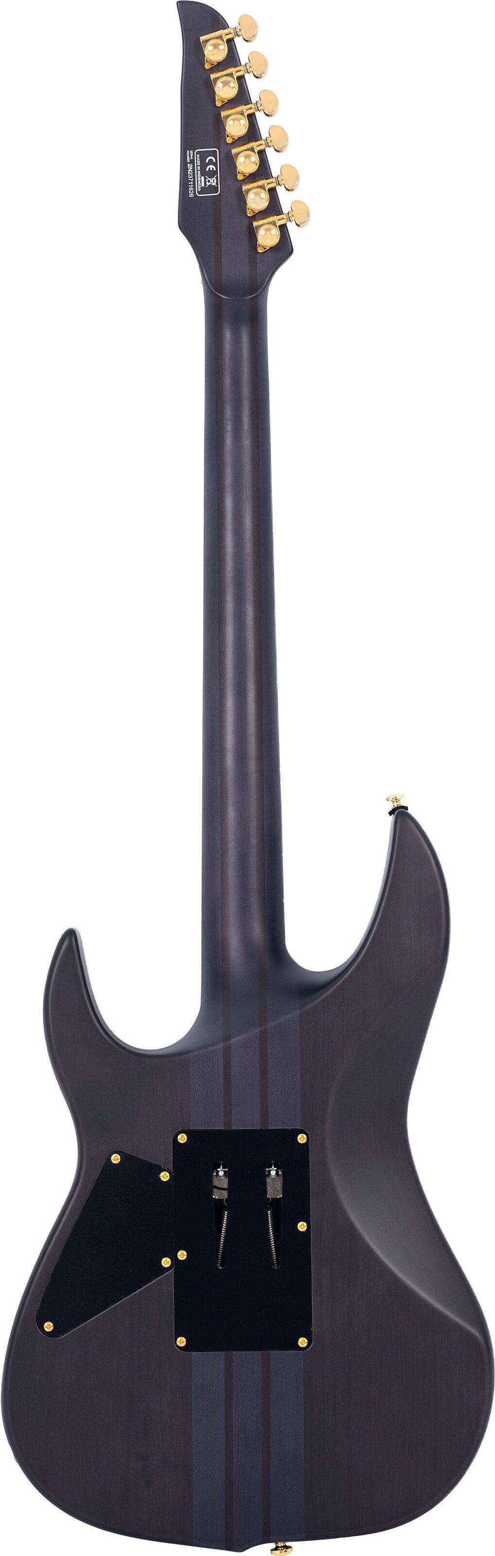 Sire Larry Carlton X10 Electric Guitar (with Gig Bag), Transparent Black Satin, Action Position Back