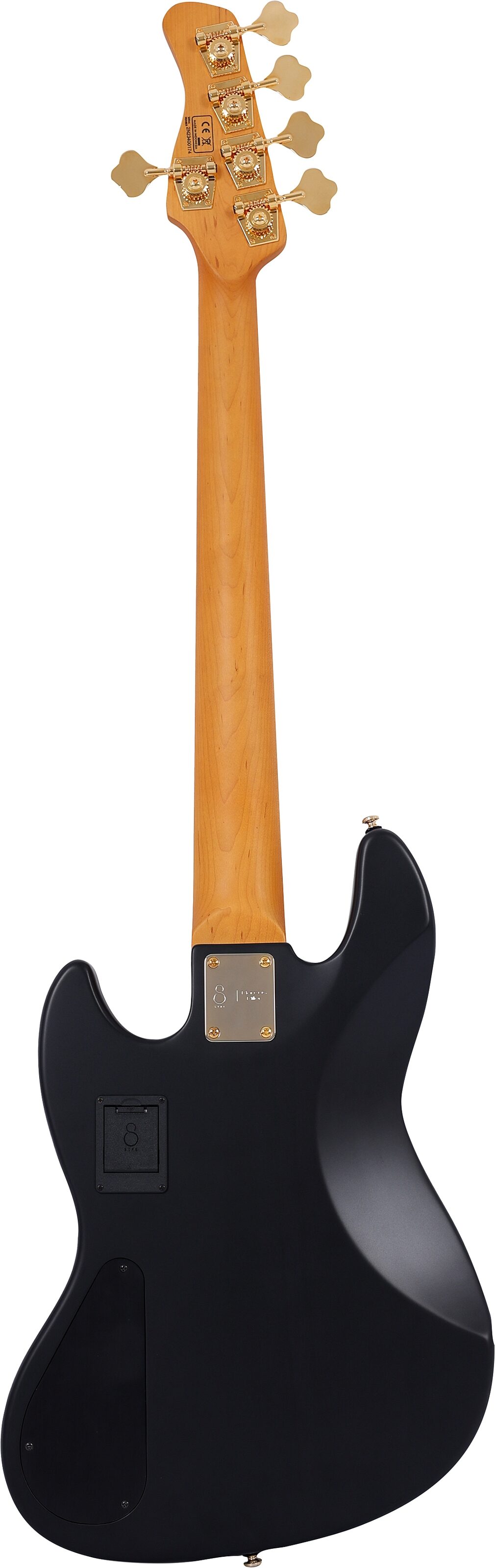 Sire Marcus Miller V10 Electric Bass, 5-String, Transparent Black Satin, Action Position Back
