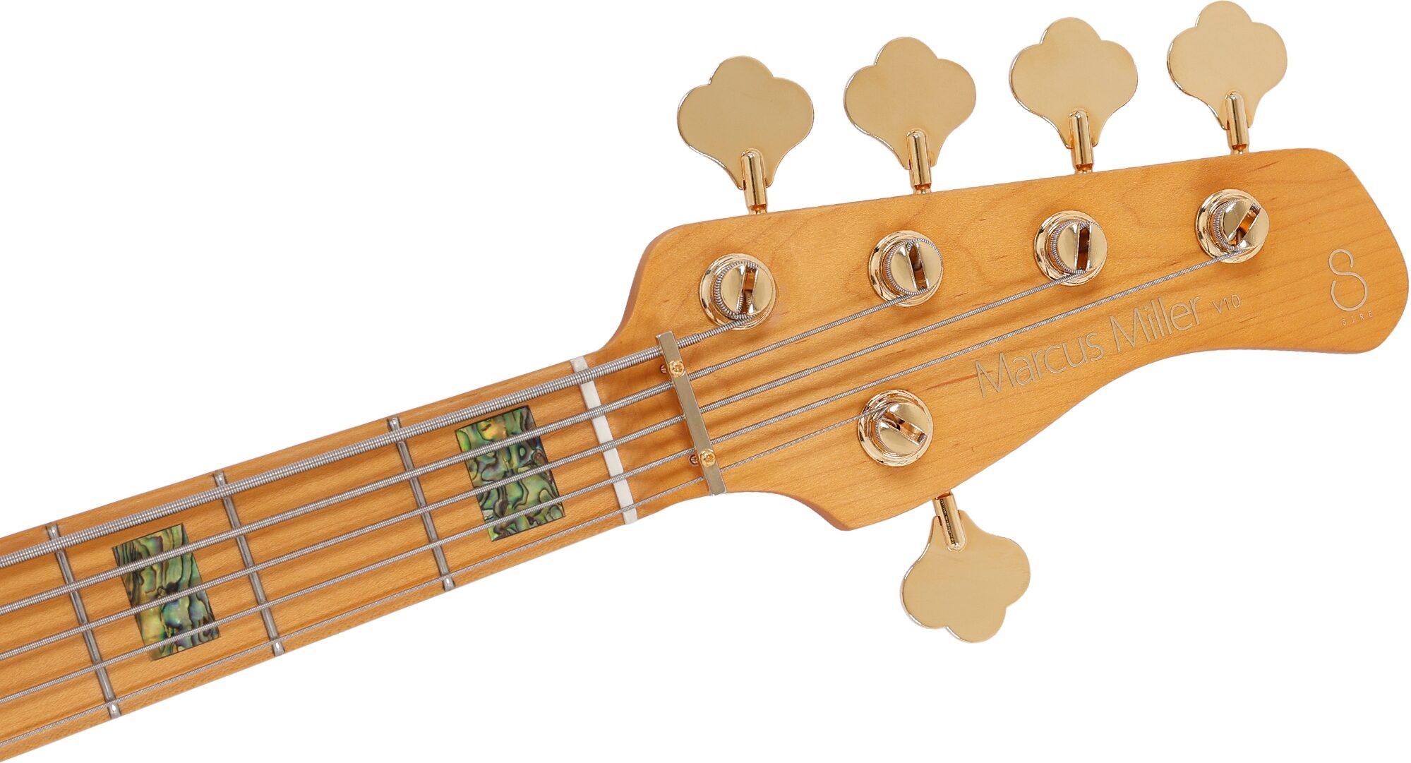 Sire Marcus Miller V10 Electric Bass, 5-String, Transparent Black Satin, Action Position Back