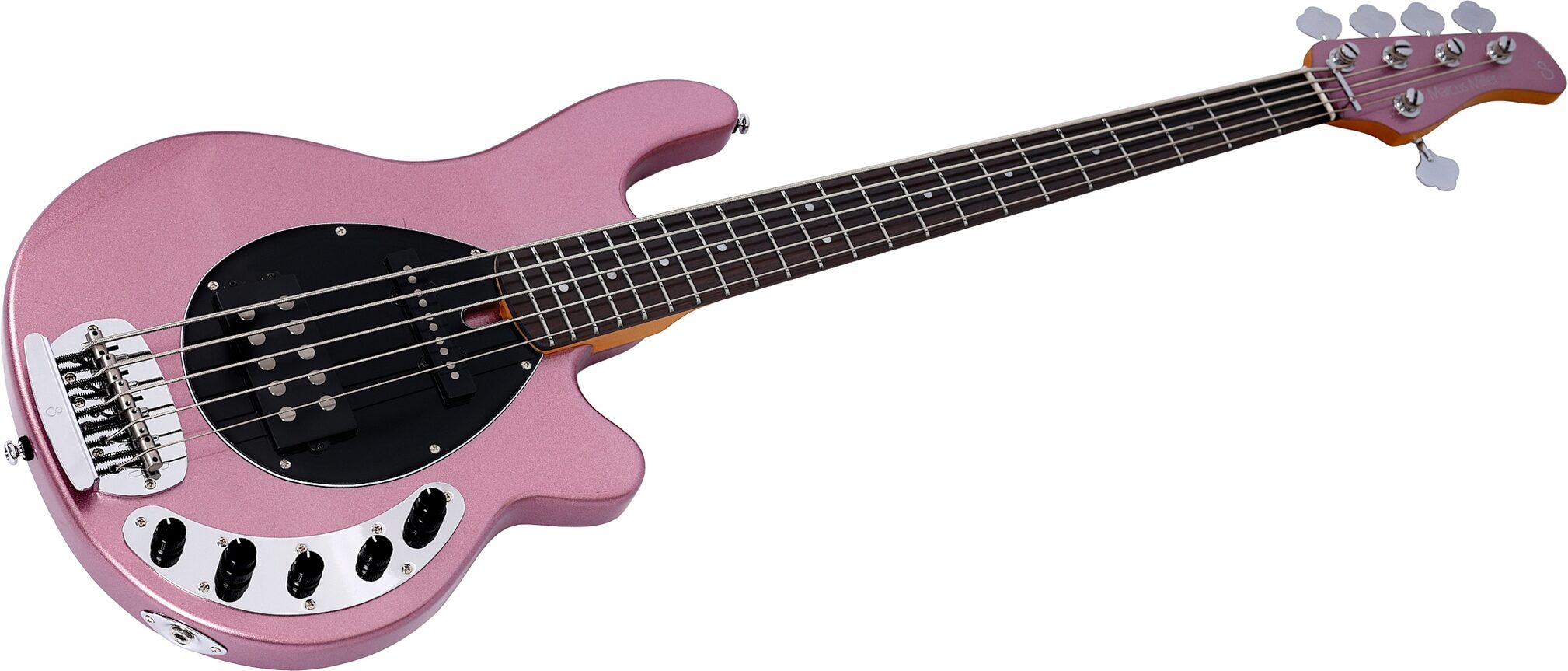 Sire Marcus Miller Z7 Electric Bass, 5-String, Burgundy, Action Position Back