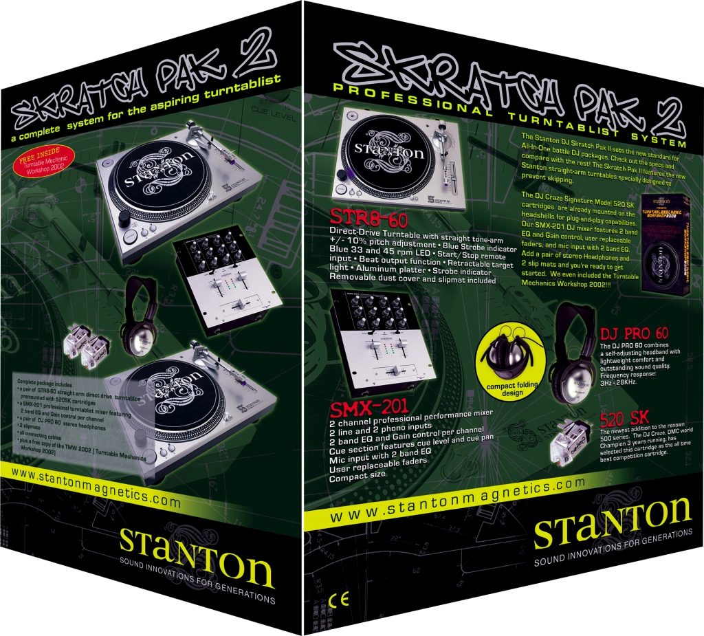 Stanton Skratch Pack II DJ Package, Box View