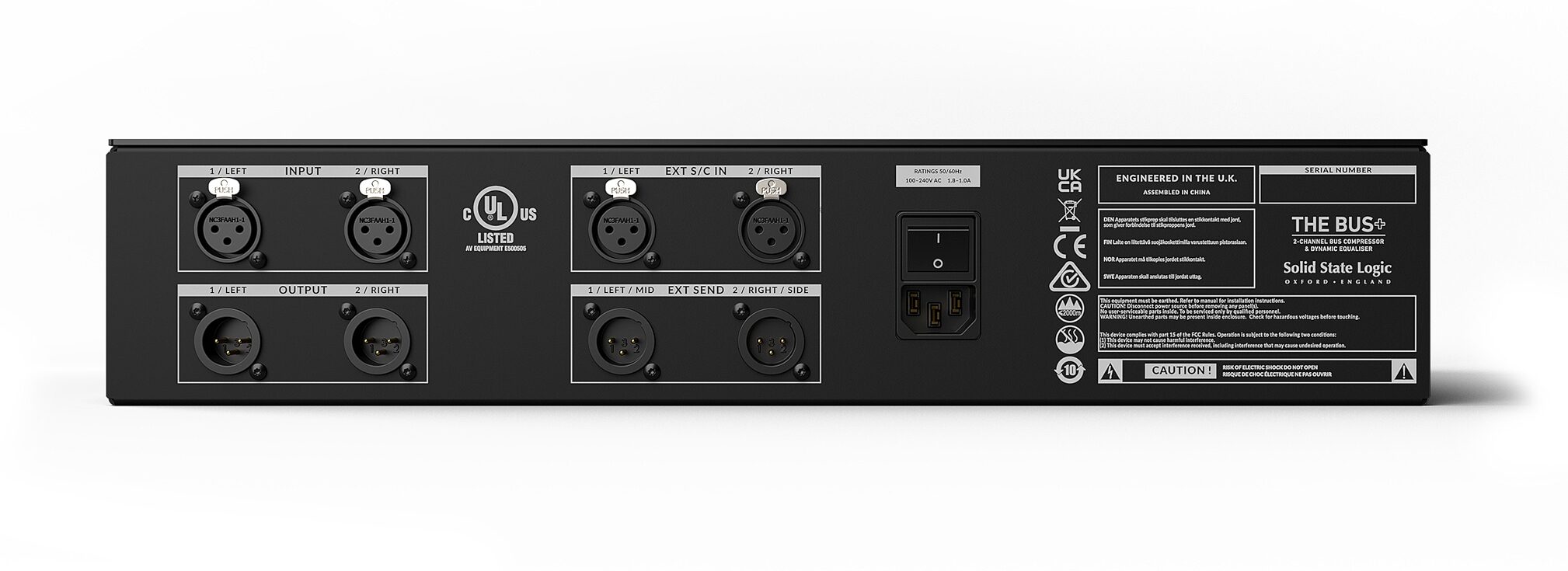 Solid State Logic The BusPlus SSL Bus Compressor, New, Action Position Back