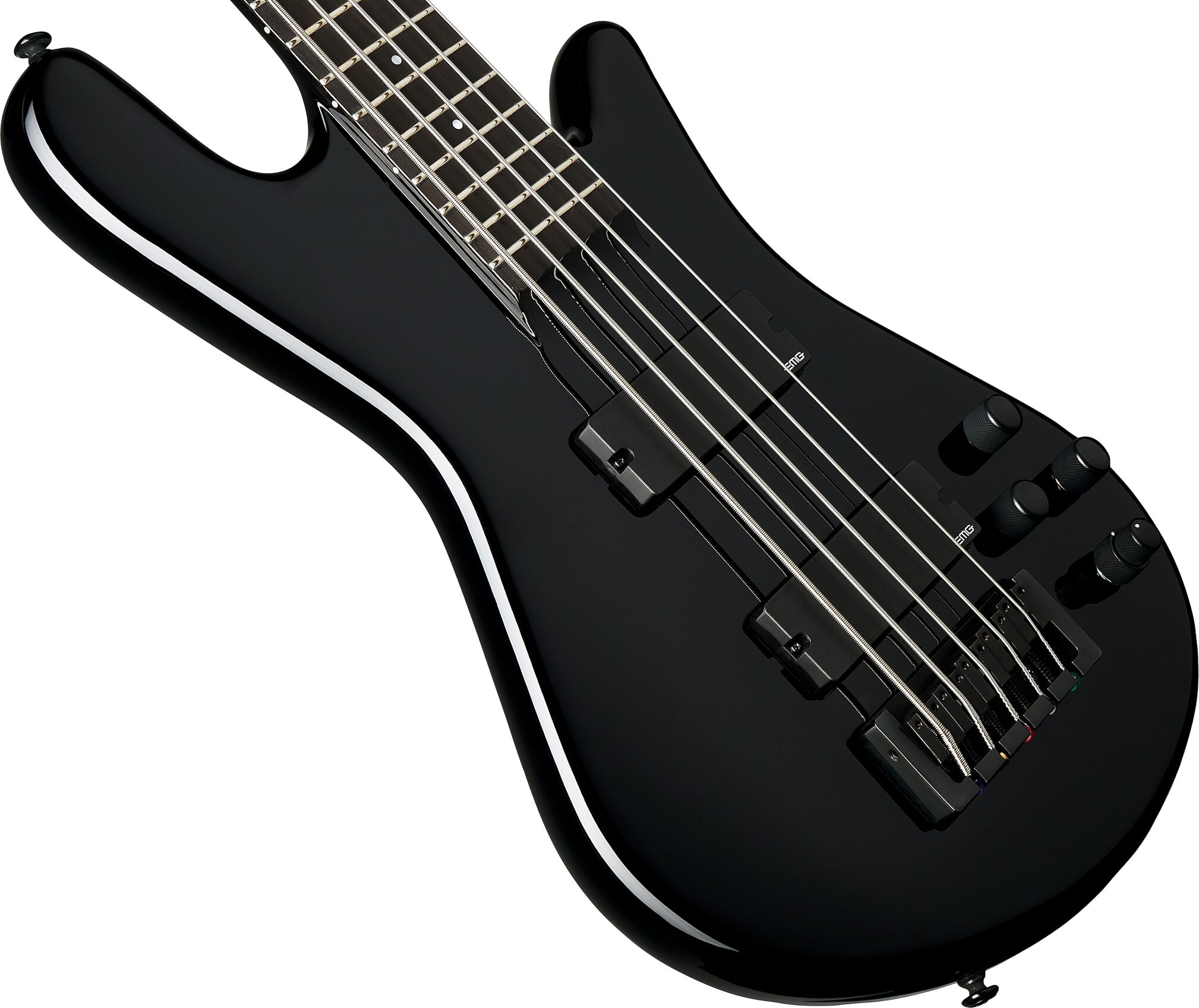 Spector NS Ethos HP 5-String Bass Guitar (with Bag), Action Position Back