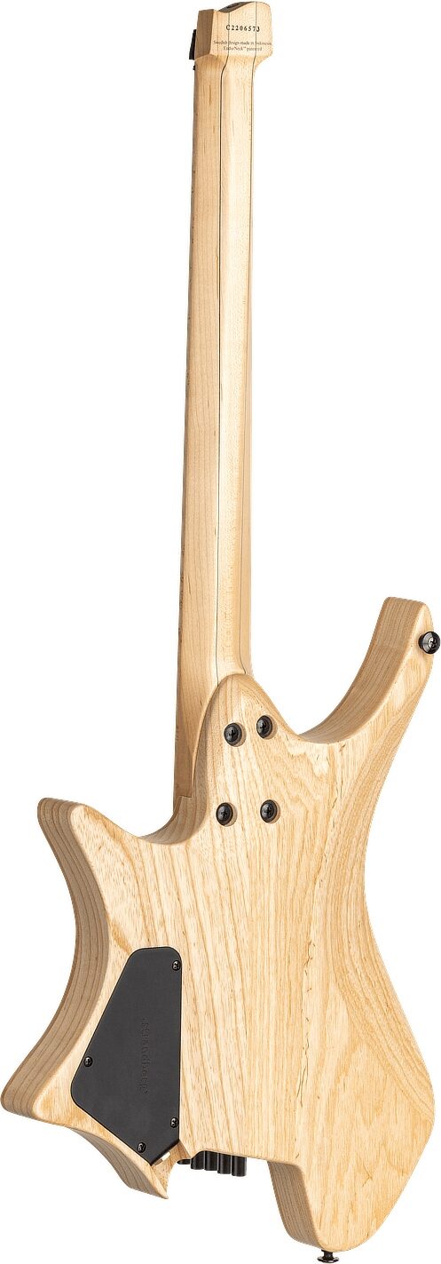 Strandberg Boden Original NX6 Electric Guitar (with Gig Bag), Natural Quilt, Action Position Back