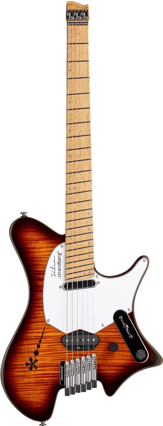 Strandberg Salen Deluxe NX 6 Electric Guitar (with Gig Bag), Action Position Back