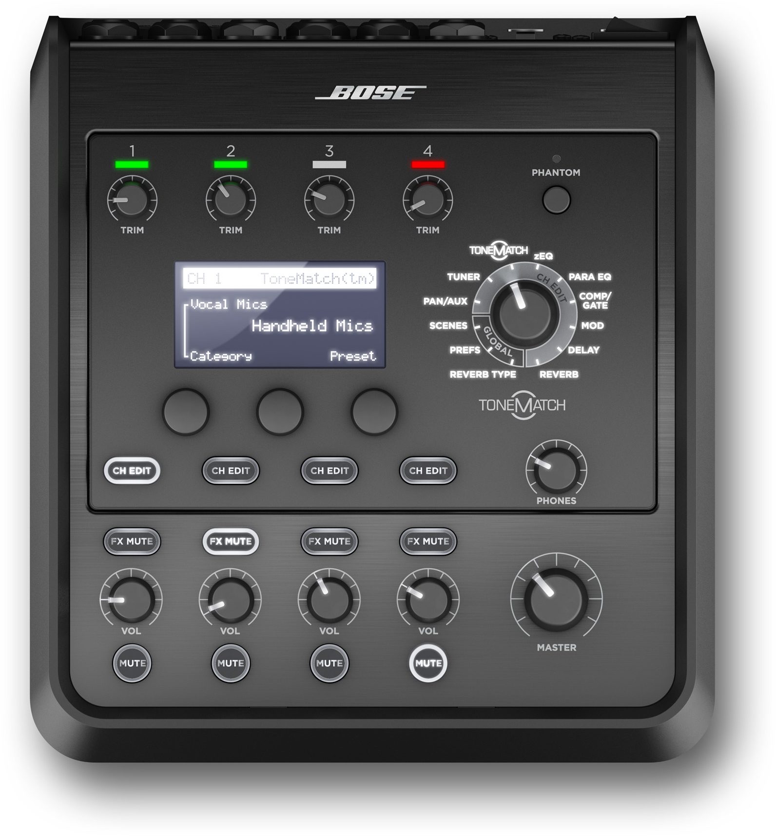 Bose T4S ToneMatch Compact 4-Channel Digital Mixer/USB Audio Interface
