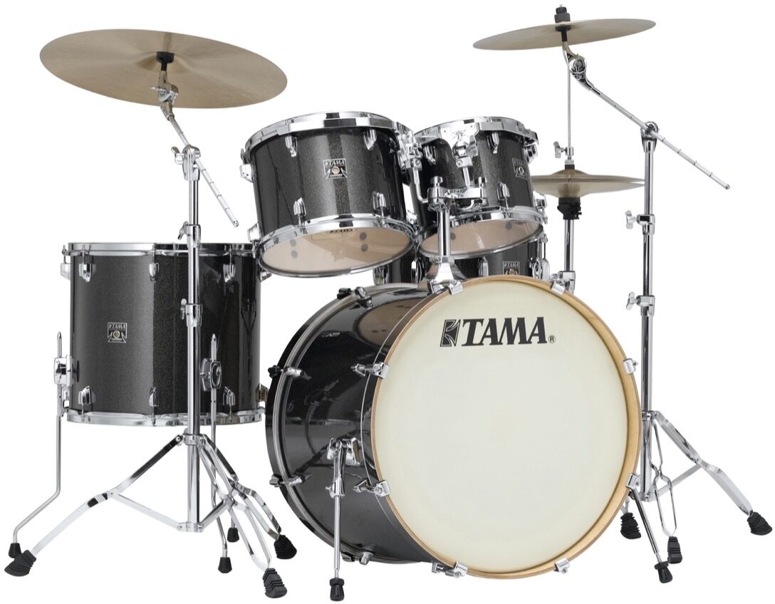 Tama CK52KS Superstar Classic Drum Shell Kit, 5-Piece, Midnight Gold Sparkle, Midnight Gold Sparkle
