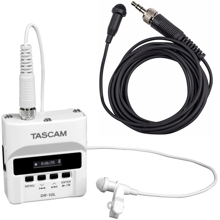 TASCAM DR-10L Digital Audio Recorder (with Lavalier Microphone), tascam