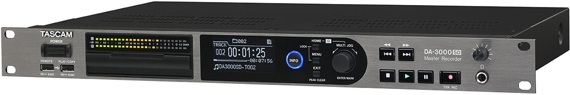 TASCAM DA-3000SD 2-Channel DSD/PCM Master Recorder, New, Action Position Back