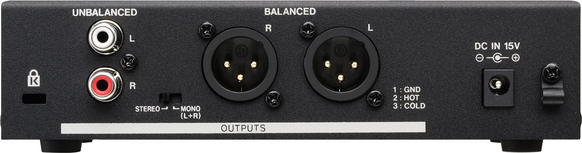 TASCAM RX-BT10 Compact Stereo Bluetooth Receiver, New, Action Position Back